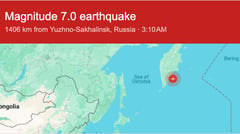 7.2 magnitude earthquake strikes off eastern Russia